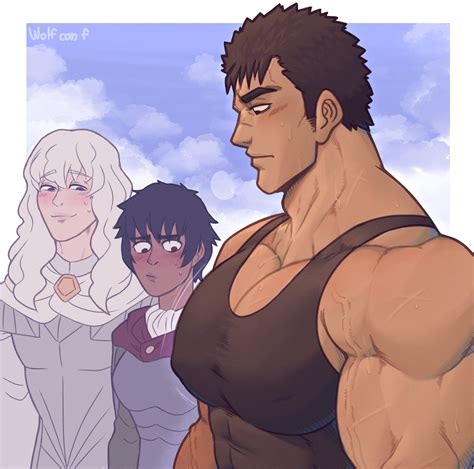 Guts Griffith And Casca Berserk Drawn By F Con Danbooru