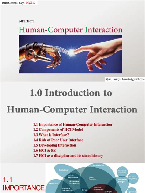 1 Introduction To Hci Vle Pdf Pdf Humancomputer Interaction