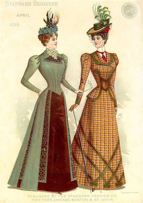 Romantic Era Victorian Era Edwardian Era Victorian Fashion 1898