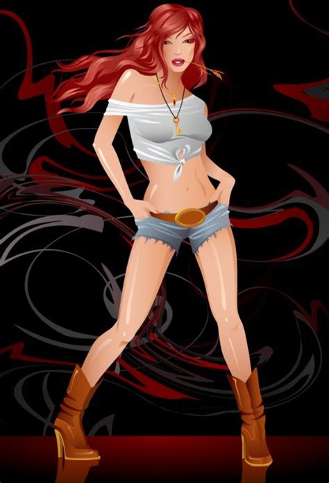 Free Sexy Cartoon Woman Vector Titanui Hot Sex Picture