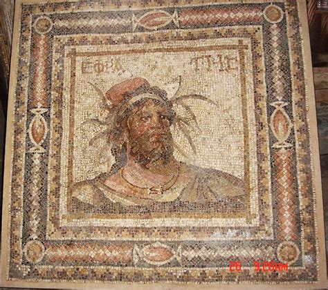 Roman Mosaic Euphratus 2nd Century Ad Mosaic Stone Mosaic Art