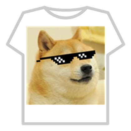 Doge plush search result 144 cliparts for doge plush. Cool Mlg Doge Roblox - Free Roblox Clothes Girl And Faces