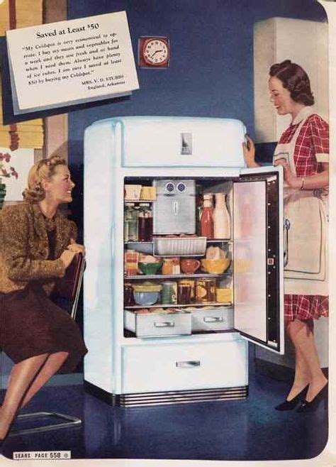 Catalog Advertisement Coldspot 63 Cubic Foot Refrigerator 1940sears