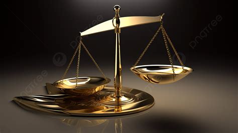 The Golden Scale Of Justice Background 3d Balance Taraju The Symbol Of