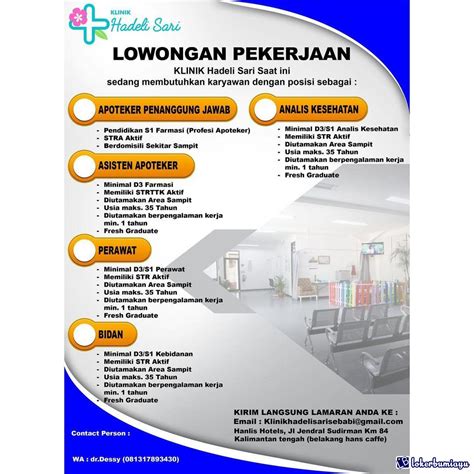 Update berita lowongan kerja terbaru. Lowongan Kerja di Prov. Kalimantan tengah Februari 2021