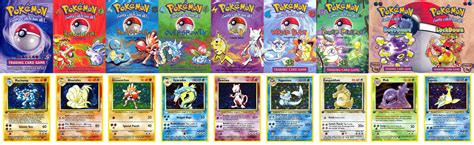 The Original Pokemon Tcg Decks And Their Respective Holographics