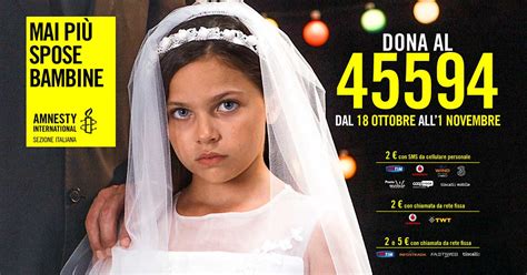 Campagna Mai Pi Spose Bambine Amnesty International