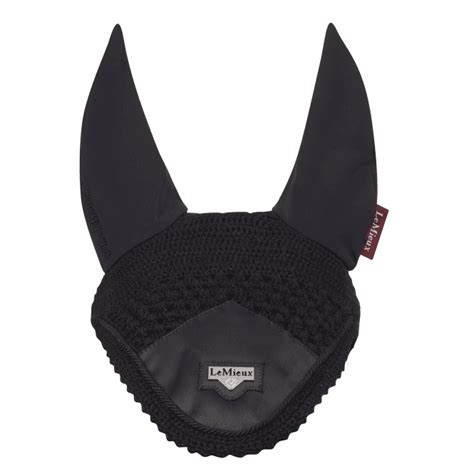 Lemieux Loire Satin Full Size Fly Hood Black For The Horse From