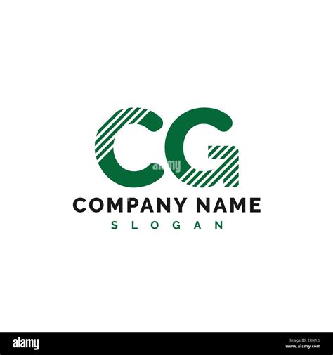 Cg Letter Logo Design Cg Letter Logo Vector Illustration Vector