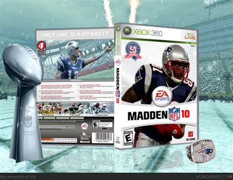 Madden Nfl 10 Xbox 360 Box Art Cover By Lenny819