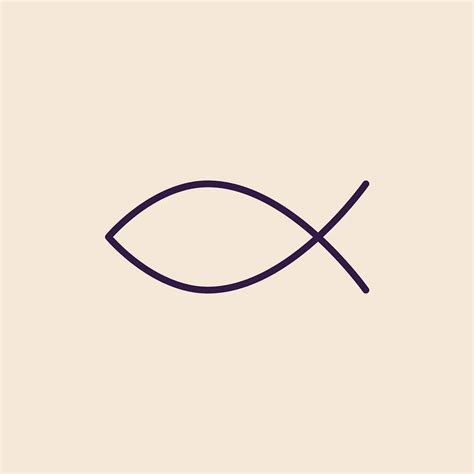 Illustration Of The Christian Fish Symbol