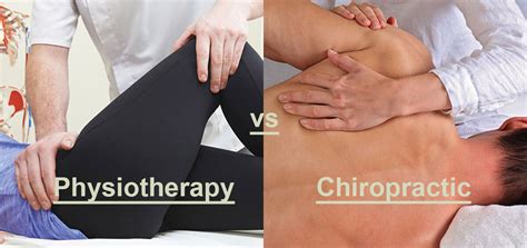 differences between chiropractors and physiotherapists