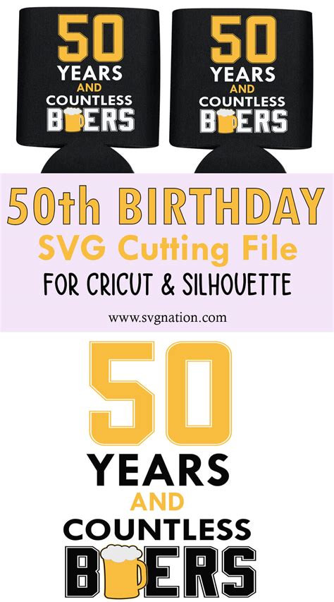 50th Birthday Svg Free Svg Files