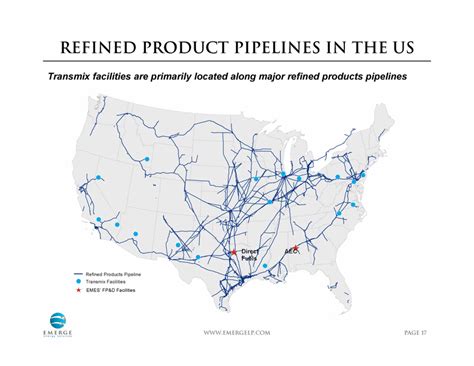 Page 17 Refined Product Pipelines In The