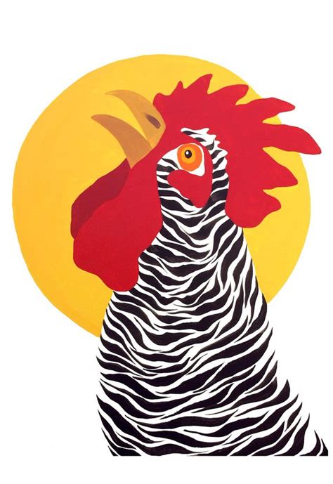 Wake Up Call Rooster Print Rooster Decorative Painting