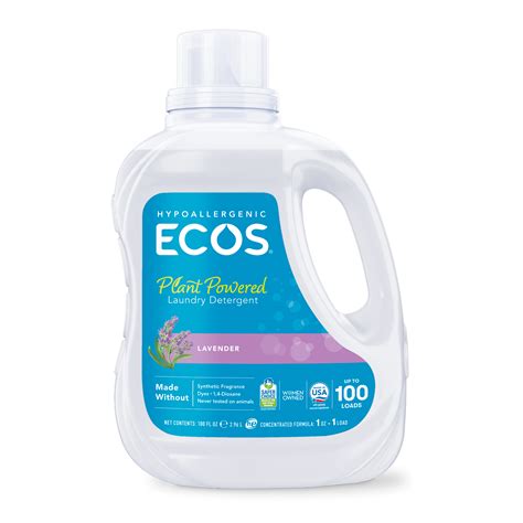 Hypoallergenic Lavender Laundry Detergent Powered By Plants Ecos®