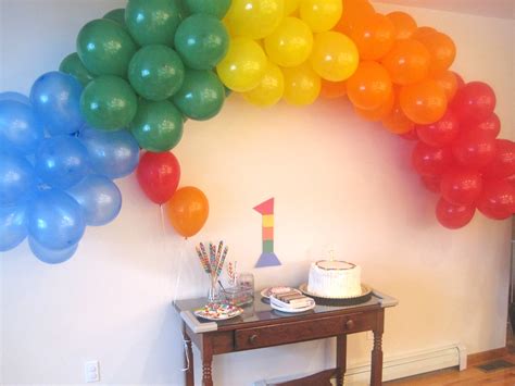 A Colorful 1st Birthday Party Rainbow Party Theme Hip