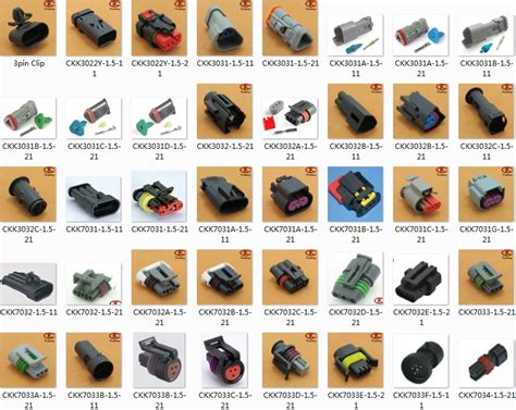 The connection may be temporary, as for portable equipment, require a tool for assembly and removal, or serve as there are hundreds of types of electrical connectors. Automotive: Automotive Electrical Connectors
