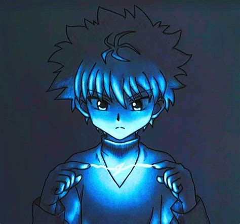 Killua Best Anime Drawings Art Drawings Glowing Art Anime Shadow