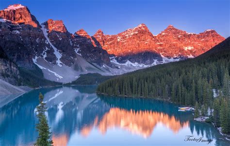Обои горы природа озеро Канада картинки на рабочий стол раздел