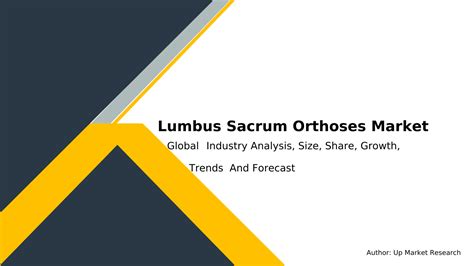 Lumbus Sacrum Orthoses Market Report Global Forecast From 2023 To 2031