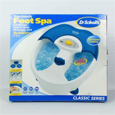 Dr Scholl S Toe Touch Foot Spa Combines Smart Heat Massage And