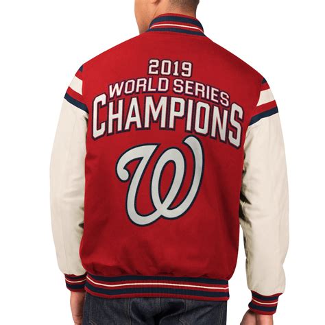 Mens Washington Nationals G Iii Sports By Carl Banks Redwhite 2019