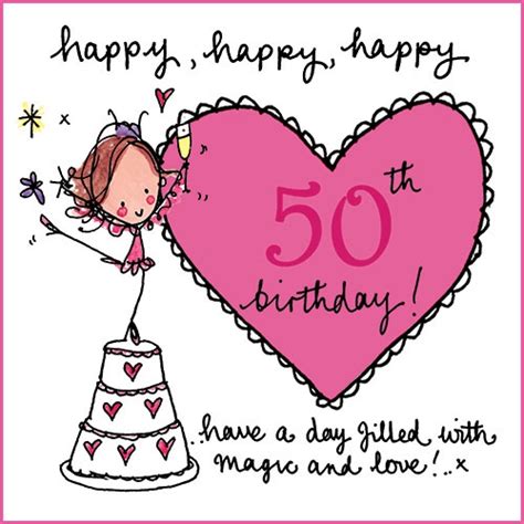 Very Happy 50th Birthday Sarah