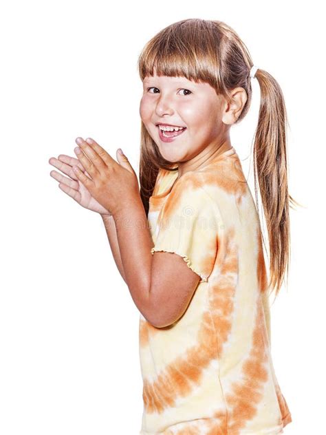 Girl Clapping Hands Stock Photo Image Of Hands Gesture 106841826