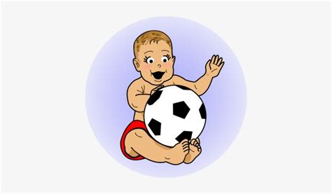 Baby Playing Image Soccer Baby Clip Art Png Baby With Football