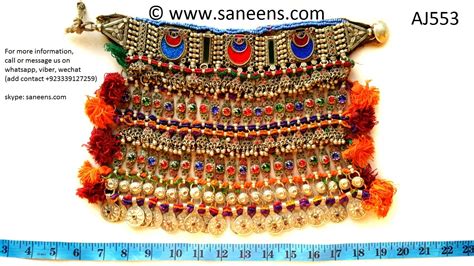 Kuchi Ethnic Choker Gypsy Banjara Fashion Long Necklace Afghan Jewelry