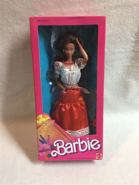 Vintage Barbie Doll 1988 Mexican Barbie In Original Packaging