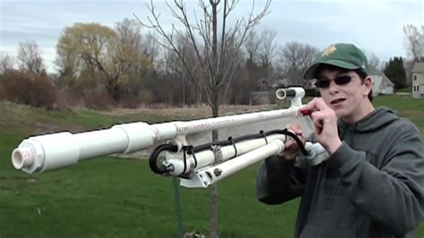 They can be, but there are some safety issues you certainly have to be aware of. Homemade Air powered Sniper Rifle - YouTube