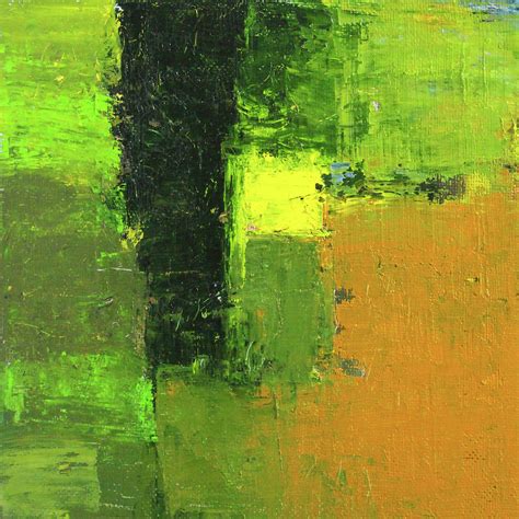 Green Envy Abstract Painting Painting By Nancy Merkle Pixels