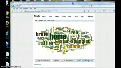 Create And Save A Wordle Youtube