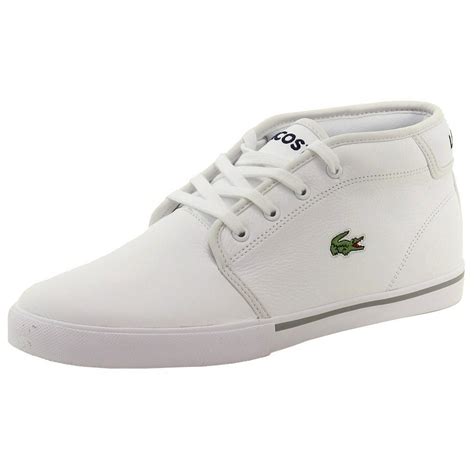 Lacoste Lacoste Ampthill Lcr3 Spm Leather Mens Shoes White 7