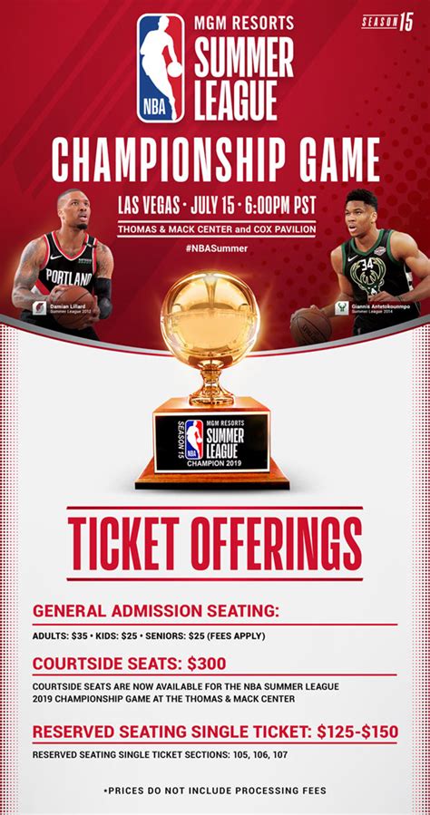 The season is expected to feature a condensed schedule so that the nba finals could be played once again in june, which will allow nba players to participate in the 2020 summer olympics; UNLVtickets - 2019 NBA Summer League