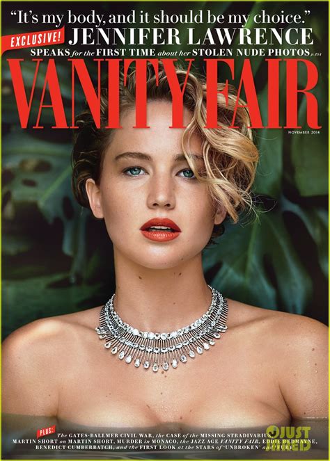 Jennifer Lawrence Breaks Silence On Nude Photo Leak To Vanity Fair It Is A Sex Crime Photo