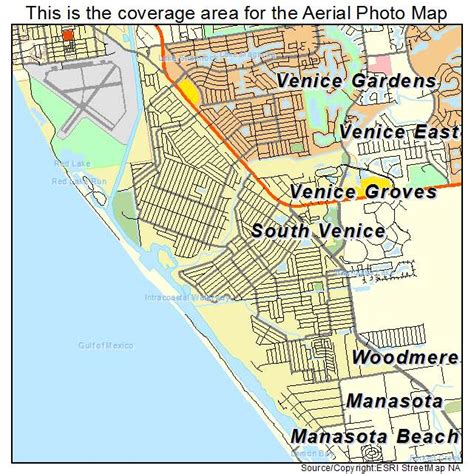 Aerial Photography Map Of South Venice Fl Florida