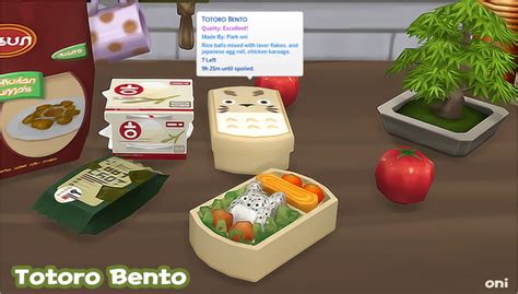Totoro Bento Box Custom Food By Oni Liquid Sims