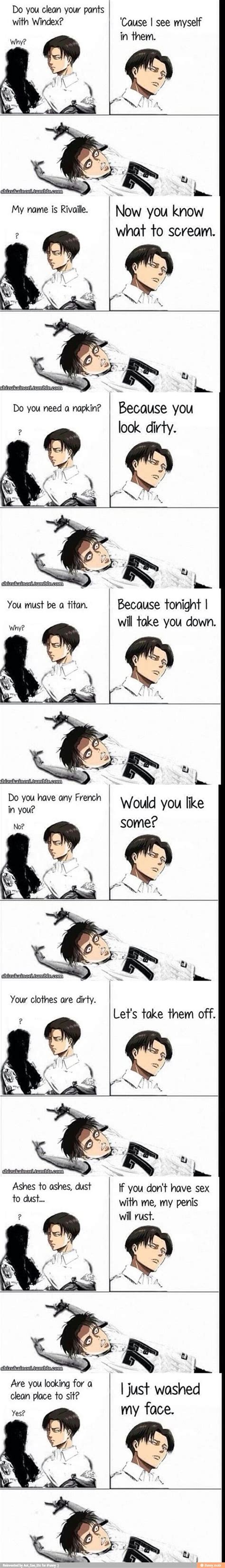 Aot Ifunny Attack On Titan Pick Up Lines Attack On Titan Funny