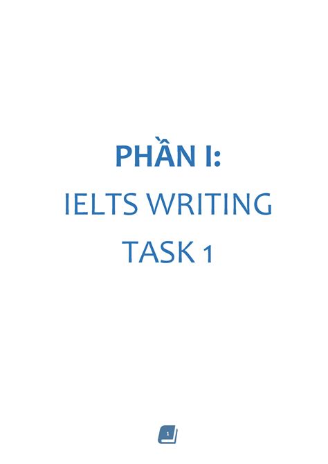 Writing PhẦn I Ielts Writing Task 1 A Giới Thiệu Chung Về Ielts