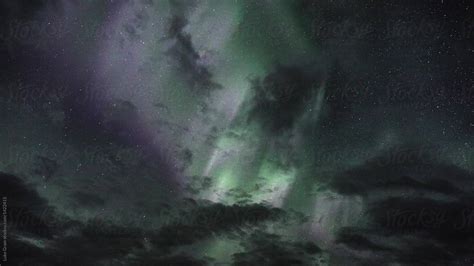 Aurora Borealis Northern Lights Timelapse From Iceland By Stocksy