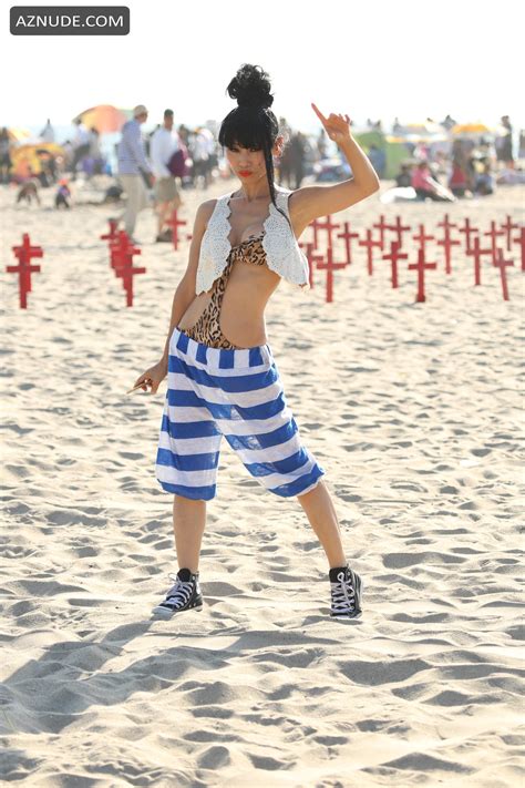 Bai Ling Sexy At The Beach In Santa Monica Aznude