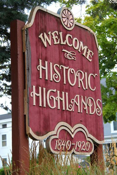 Historic Highlands District Of Fall River Sign Fall River Ma