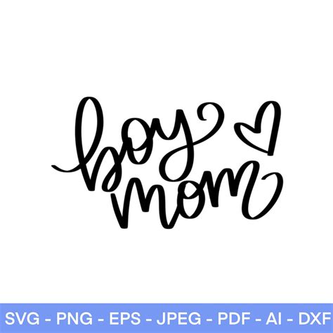 Embellishments Paper Party And Kids Boy Mama Svg Mom Of Boys Svg Boy Mom