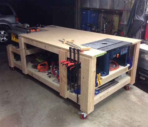 My Take On The Ultimate Workbench Homes For My Table Saw And Router