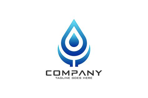 Water Drop Plumbing Logo Design Graphic By Sahenur89 · Creative Fabrica
