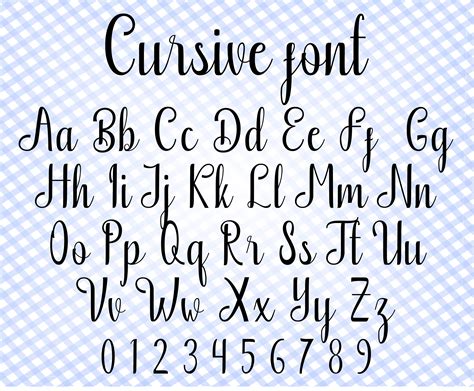 Writing Fonts For Cricut