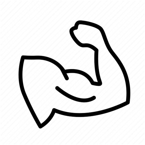 Fitness Gym Hand Muscle Sport Icon